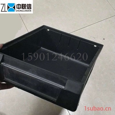 黑色防静电零件盒防静电分隔盒医用零件盒元件盒配件盒工具盒