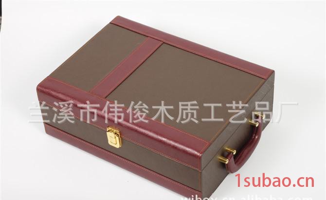 皮质盒 车线盒 手提皮盒 皮制礼品盒 包装盒 工具盒图3