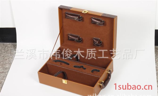 皮质盒 车线盒 手提皮盒 皮制礼品盒 包装盒 工具盒图2