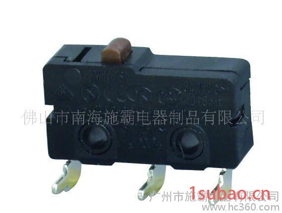 施霸电器供应微动开关 KW4A(S)微动开关，TUV欧规认证，10.1A电流，行程开关，UL图4