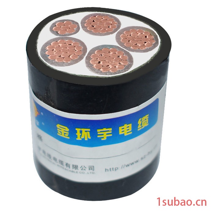 金环宇电缆 低烟无卤电力电缆WDZBN-YJY 4X4+1X2.5平方阻燃耐火电线电缆图3