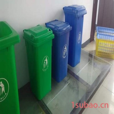 供应双龙塑料SL-D100 款塑料垃圾桶 山东**