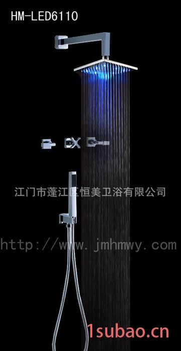 自发电LED发光花洒~温控花洒七彩花洒单色花洒图2