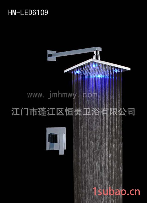 自发电LED发光花洒~温控花洒七彩花洒单色花洒图3