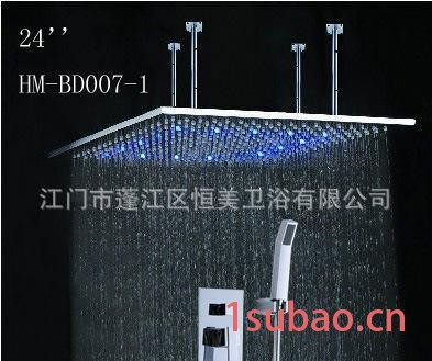 LED花洒灯 LED花洒 花洒套装 淋浴花洒 暗装花洒 全铜花洒 淋浴头 淋喷头 多功能花洒 花洒 顶喷**】图4