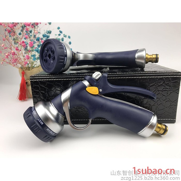 智创ZC-015型洗车花洒 浇花水枪水管软管喷头花洒头洗车水枪高压冲水抢头图6