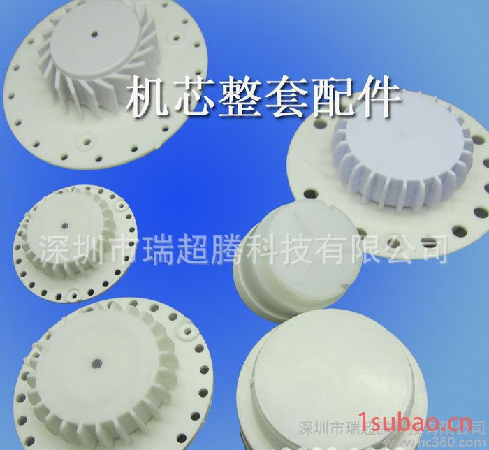 LED变色花洒顶喷机芯配件 LED机芯 温控七彩自发电机芯产品图3