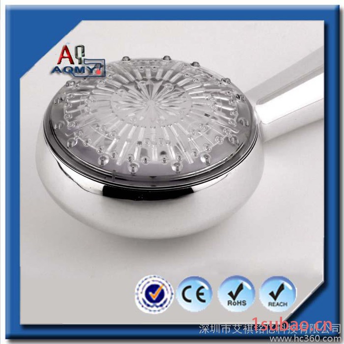 LED花洒价格实惠                AQMY -0A2 LED花洒1、图2
