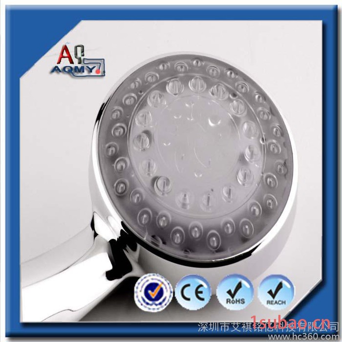 LED 花洒公司推荐 AQMY-9816 LED 花洒图2