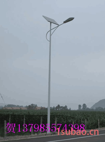 湖南株洲农村太阳能路灯  LED太阳能路灯价格   市电8米路灯灯杆厂家定制