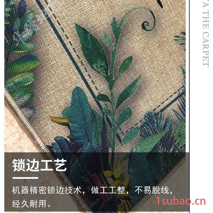 华踏地垫**批发定制亚麻印花-除尘地毯印图案印LOGO印字价格实惠-家居防滑垫走廊垫阳台垫定制尺寸商标LOGO图5
