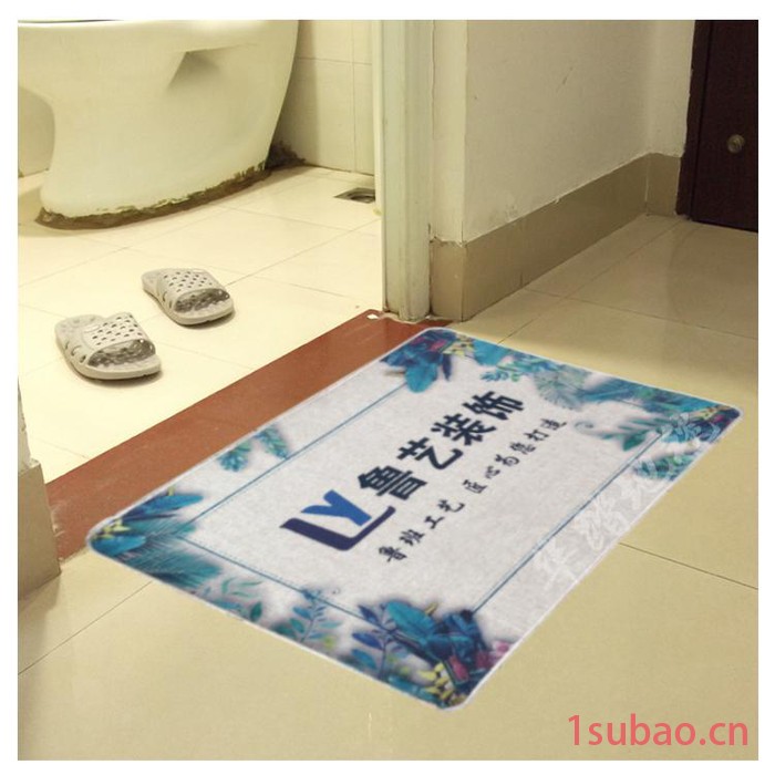 华踏地垫**批发定制亚麻印花-除尘地毯印图案印LOGO印字价格实惠-家居防滑垫走廊垫阳台垫定制尺寸商标LOGO图7