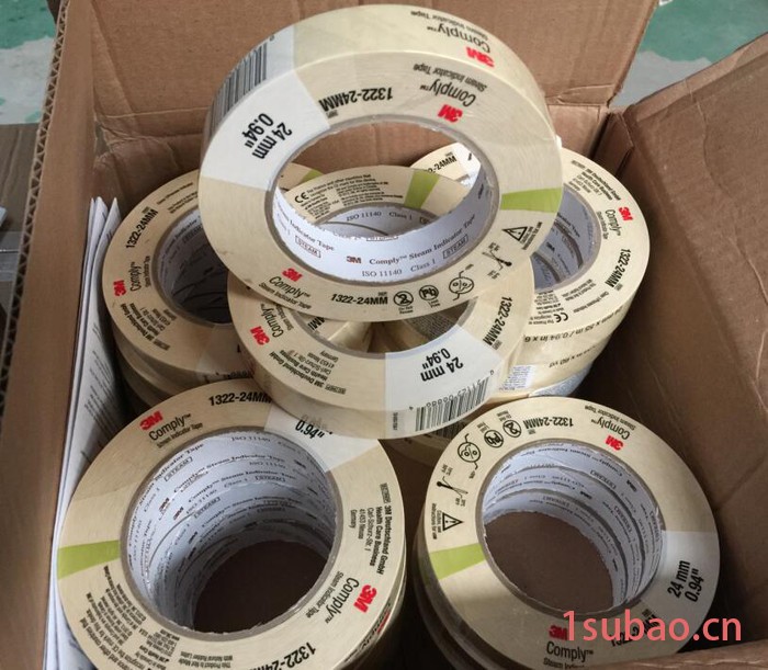 3M 1322压力蒸汽灭菌指示胶带斑马试纸灭菌 指示胶带24mm*55m图2