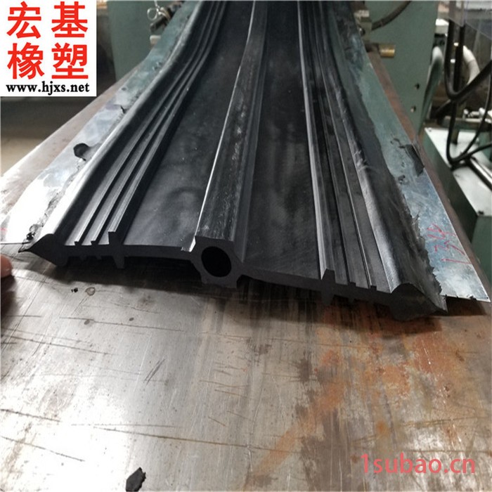 宏基 钢边止水带 钢边橡胶带止水带 中埋式钢边橡胶止水带防水效果好图4