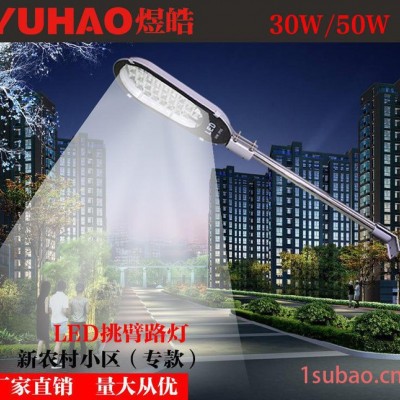 LED路灯 防水乡村庭院小区道路新农村建设照明30W 50W