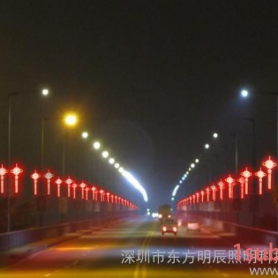 LED中国结路灯 路灯杆中国结 亮化中国结灯具 防水中国结灯