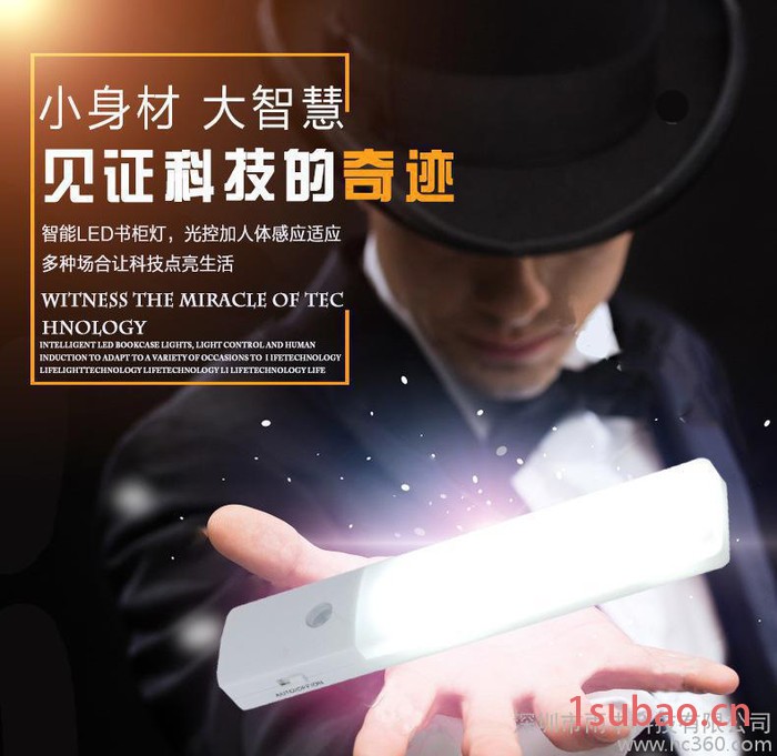 创意红外光控人体感应灯LED户外壁灯装饰路灯庭院灯楼道灯应急灯图2