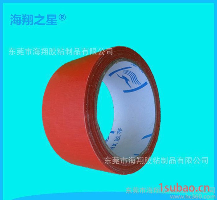 红色布基胶带 地毯封边胶布 单面红色布基胶带东莞品质有保证图2