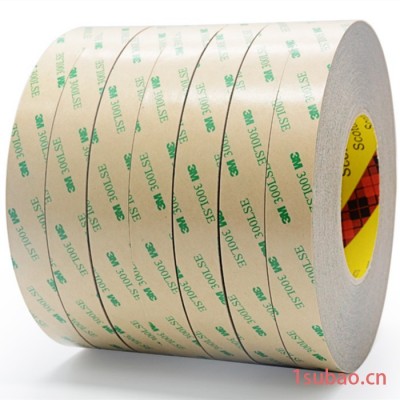 3M300LSE双面胶粘带 9495LE透明双面胶带 PET强力耐高温防腐防水工业粘胶带 工业胶带源头定制**