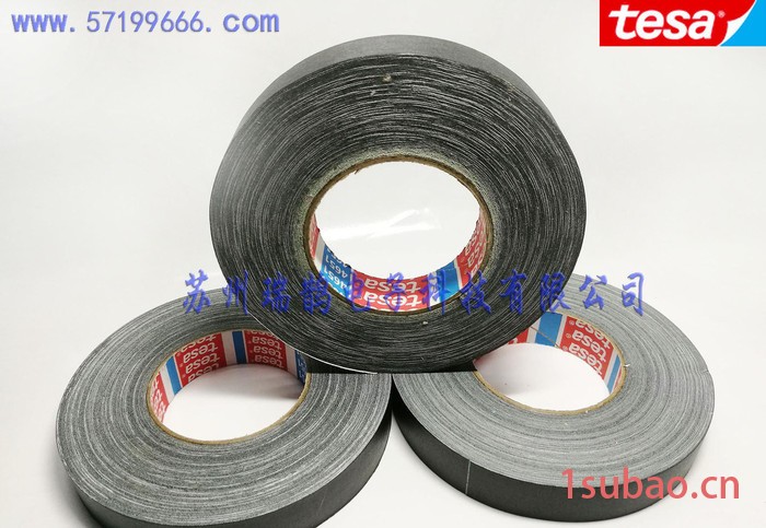 现货德莎4651黑色高温布基胶带/TESA4651胶带、高温布基胶带图2