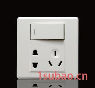 德力西家居电气 CD220 一开五孔插座 墙壁插座 面板插座图3