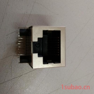 供应兴伸展电子RJ45插座/网络连接器/RJ45水晶头PCB插座/千兆无弹无灯系列