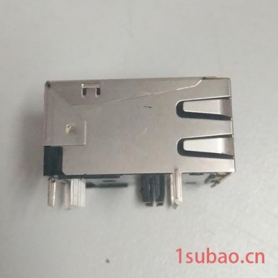 供应兴伸展电子RJ45插座/网络插座/连接器TAB-UP系列/带弹带灯产品