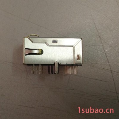 供应兴伸展电子RJ45插座/网络连接器/RJ45水晶头PCB插座/TAB-UP超薄系列