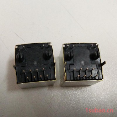 供应兴伸展电子RJ45插座/网络连接器/RJ45水晶头PCB插座/5224S无弹无灯系列