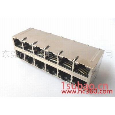 供应专业8P8C1X4 百兆 带灯带弹 RJ45带变压器网络插座 RJ45带滤波器网络插座