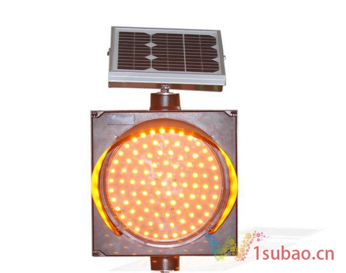 太阳能警示灯 闪灯 太阳能黄闪灯 频闪灯 led警示灯 黄闪红慢图3