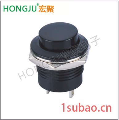 hongju/宏聚按钮开关防水按键开关 常开常闭自锁复位带灯按钮开关 工厂直销金属按键开关PB-02-MM-R图3