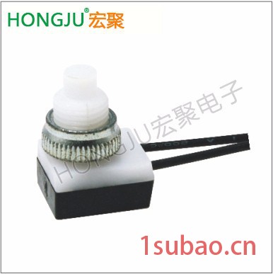 hongju/宏聚按钮开关防水按键开关 常开常闭自锁复位带灯按钮开关 工厂直销金属按键开关PB-03-21-4图3