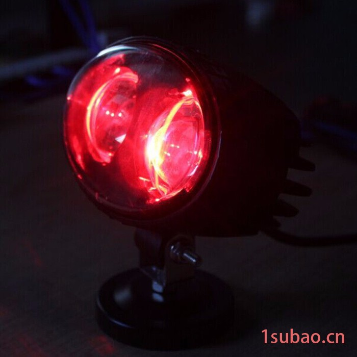 【鑫瑞莱】XRL1081蓝光叉车LED安全区域警示灯叉车蓝红光行车倒车灯10-80V安全工作图2