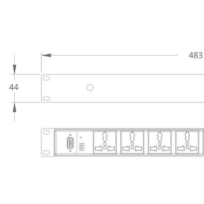 Eastcato凯图电源时序器8路，IPCS-R8插座时序控制器，电源控制器