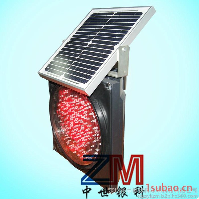 ZM/中世银科 LED交通信号灯太阳能黄闪灯交通安全灯黄闪警示灯黄闪灯生产厂家就在中世价格实惠ZSZM-HS-300C图4