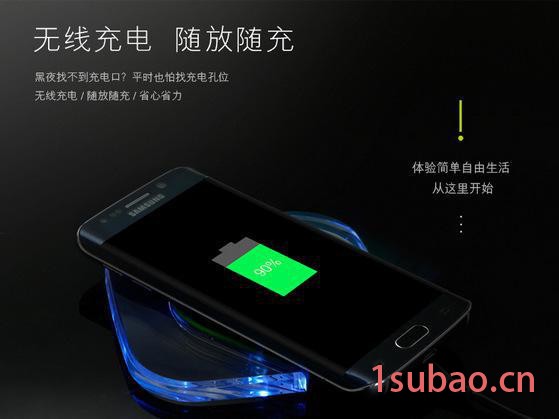 直销无线充电器QI智能手机充电器水晶无线充礼品充电器定制代图2