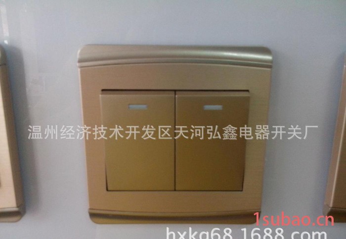 铝拉丝开关插座,开关插座,系列开关插座,铝拉丝插座,单插座,【企襜图2