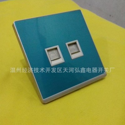 墙壁插座,拉丝墙壁插座,电脑墙壁插座,电脑插座,拉丝插座,【销量古