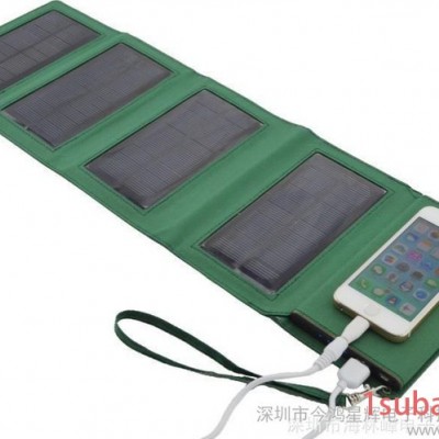 充电器,折叠式太阳能充电器，多功能折叠太阳能充电器，带LED照明