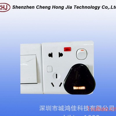 私模英规双USB充电器带指示灯直充手机旅行充电器
