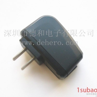 国标5V2A充电器适配器时尚外观足功率国标5VUSB充电器 5V双USB充电器德和/DEHERODEH-050020