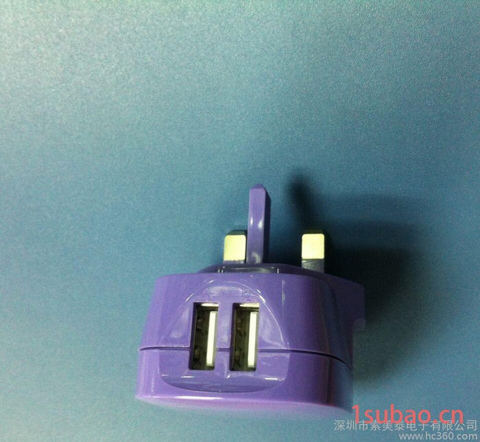 5V 2.1A英规充电器双USB英规充电器私模过CE ROH图2