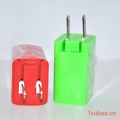 新款折叠脚充电器 双USB充电头