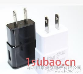 三星7100 手机充电器 双USB充电头 欧规充电器黑白色图2