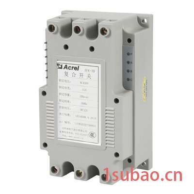 安科瑞AFK-3D/45A-J共补型同步开关交流接触器运行功耗低1秒内完成投入切除动作图3