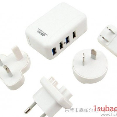 4 USB 旅充 5V5A 多口USB TUV充电器 4 P