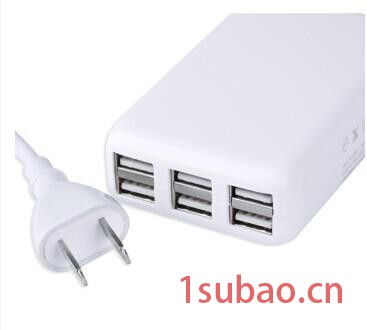 多口6USB5V6A桌面排插式充电器 智能排插旅充直充图3