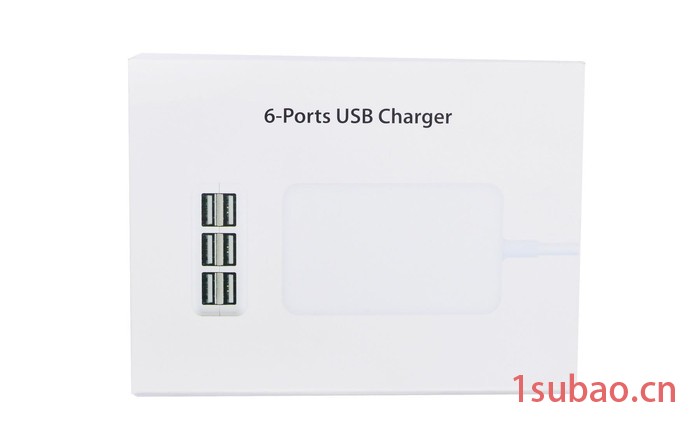 多口6USB5V6A桌面排插式充电器 智能排插旅充直充图2