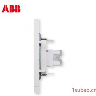 【ABB插座】由悦/白色/二位/电话电脑插座-AG32344-WW;10121821